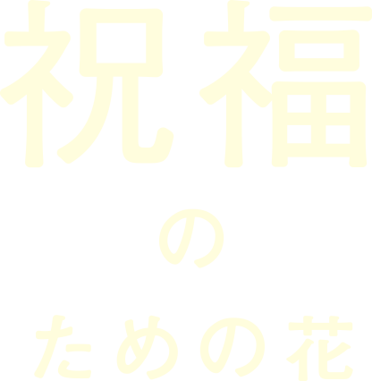 祝福のための花